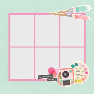 Simple Stories - True ColoursSimple Pages Page Pieces - Scrap Of Your Life 
