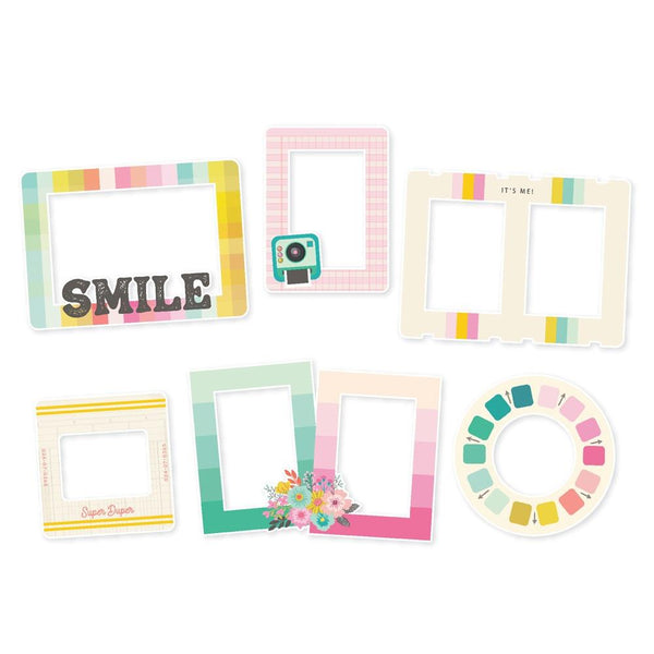 Simple Stories - True Colours Chipboard Frames - Scrap Of Your Life 
