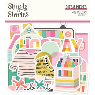 Simple Stories - True Colours Bits & Pieces Die-Cuts - Scrap Of Your Life 