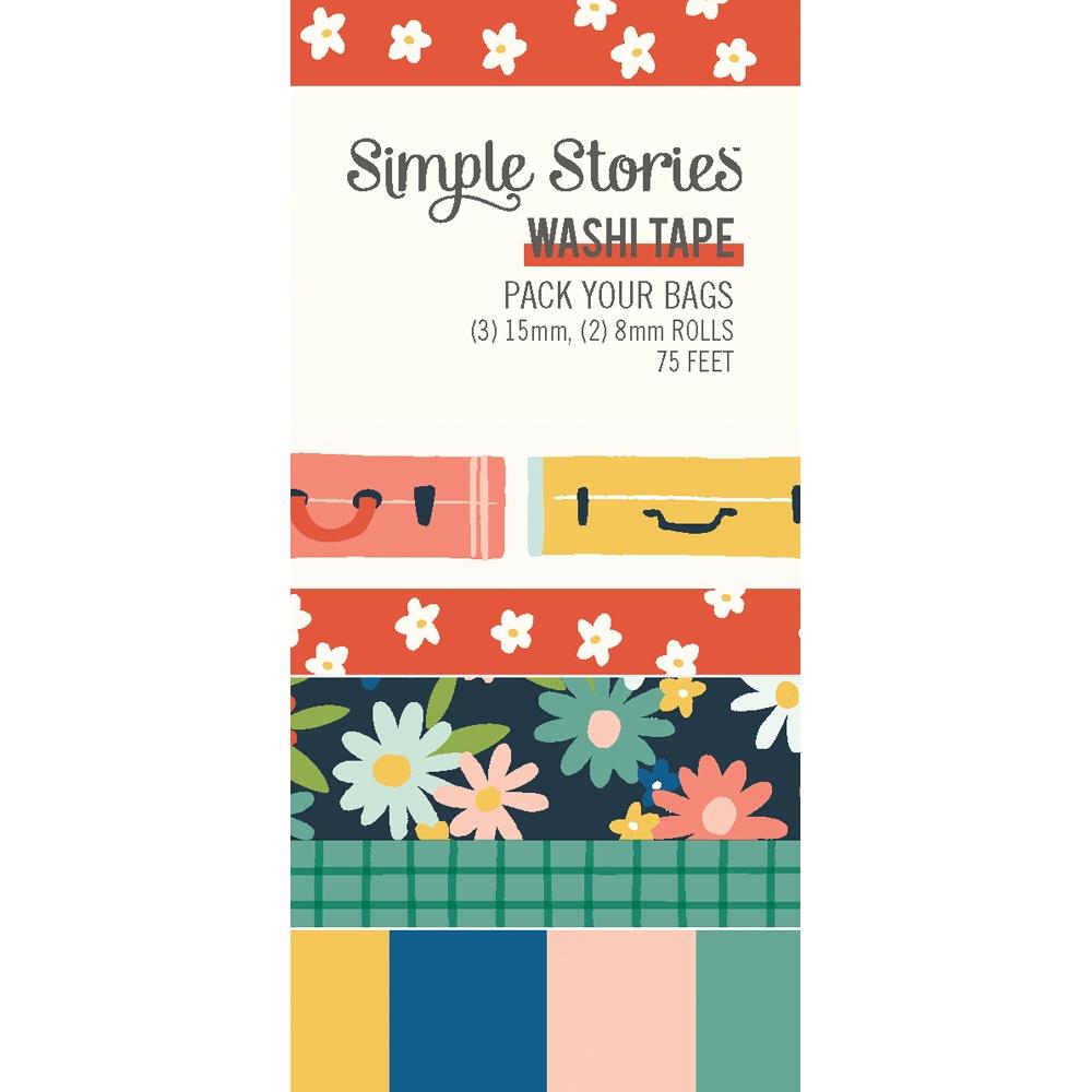 Simple Stories - Pack Your Bags Washi - Scrap Of Your Life 