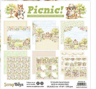 Scrapboys 8x8 Paper Collection Picnic - Scrap Of Your Life 
