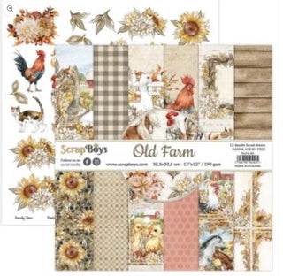 Scrapboys 12x12 Paper Collection Old Farm - Scrap Of Your Life 