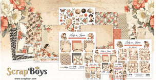 Scrapboys 12x12 Paper Collection Lady in Japan - Scrap Of Your Life 