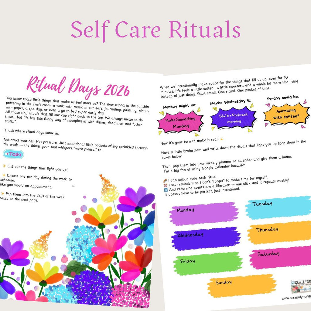 Printable - Self Care Ritual Days 2026