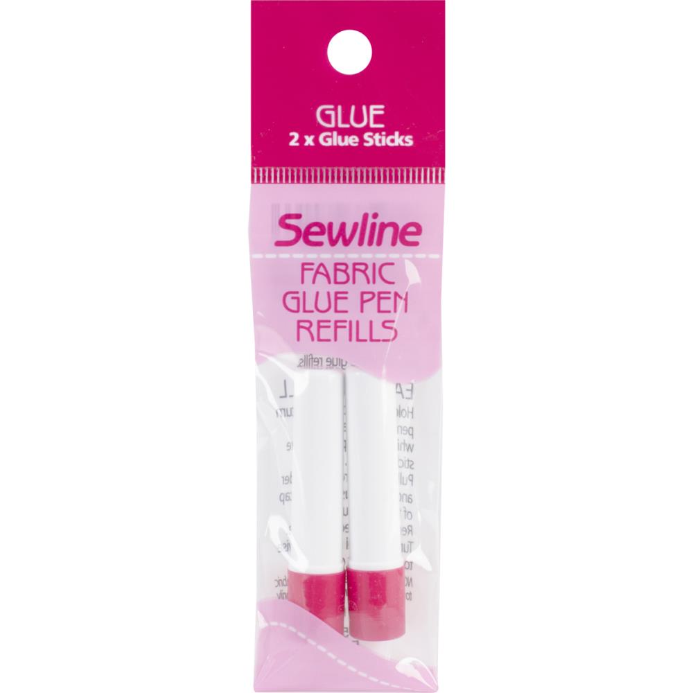 Sewline Water-Soluble Fabric Glue Pen Refill Blue - Scrap Of Your Life 