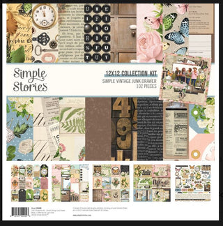 Simple Stories 12x12 Collection Kit Junk Drawer