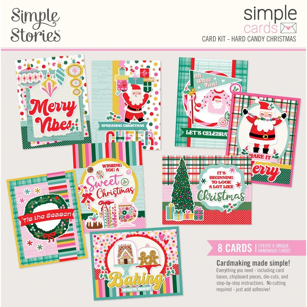 Simple Stories Simple Cards Card Kit Hard Candy Christmas - Scrap Of Your Life 
