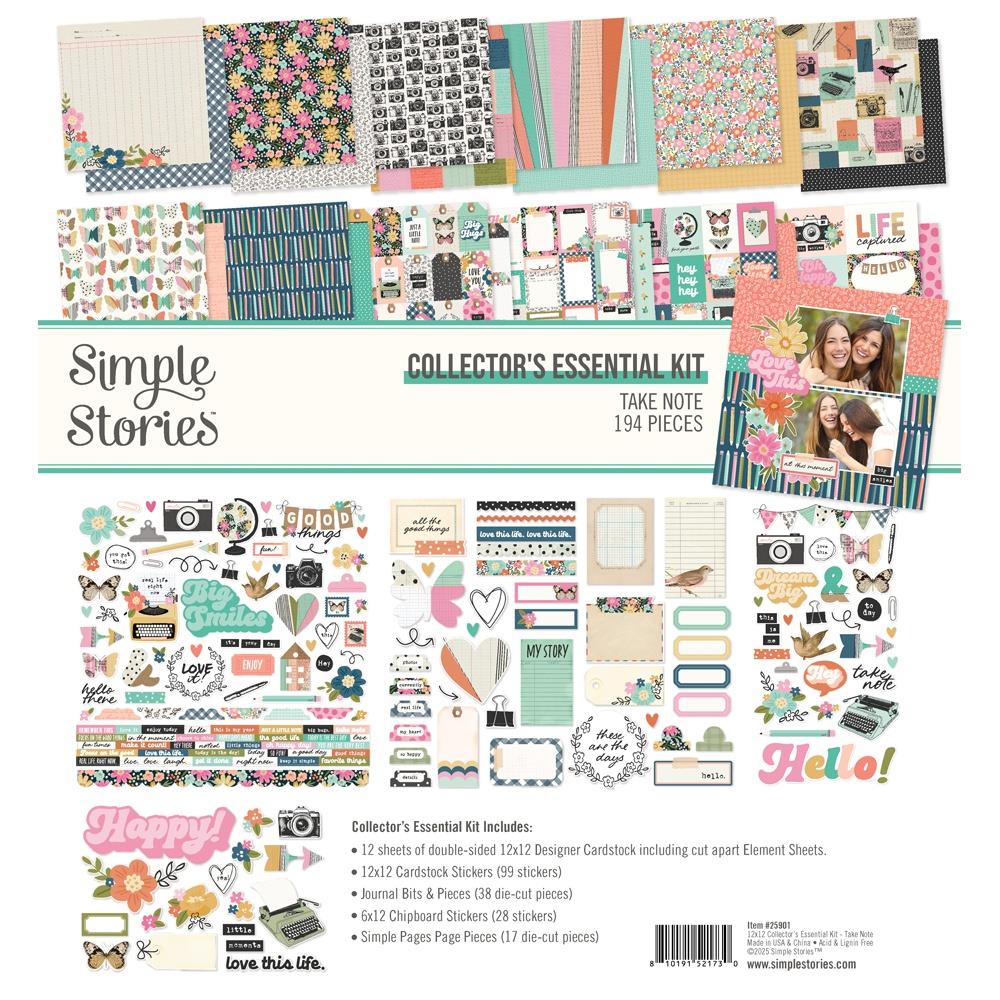 Simple Stories -  Essential Collection Kit 12x12 Take Note