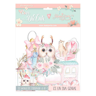 Stamperia - Christmas Rose Clear DieCuts - Scrap Of Your Life 