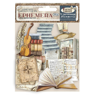 Stamperia - Vintage Library - Adhesive Ephemera - Scrap Of Your Life 