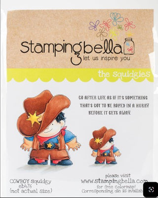 Stamping Bella Cowboy Squidgy Stamp and Die Set