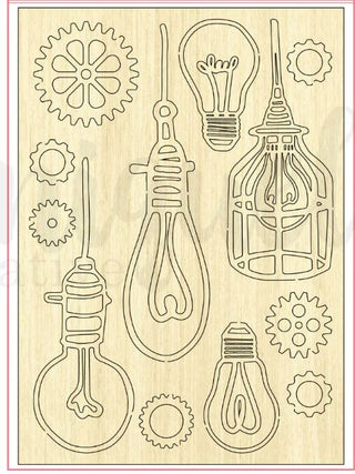 Uniquely Creative - Steampunk Grafiti - Laser Cut - Scrap Of Your Life 