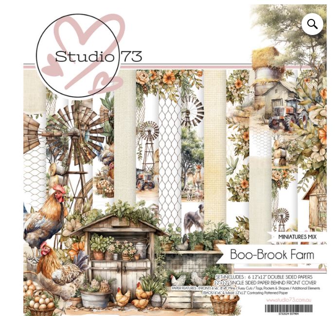Studio 73 Boo-Brook Farm 12 x 12 Paper Collection - Scrap Of Your Life 