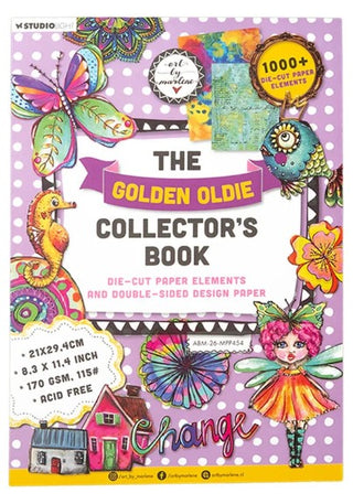 Art by Marlene Mixed Paper Pad Golden Oldie Art Collectors Book