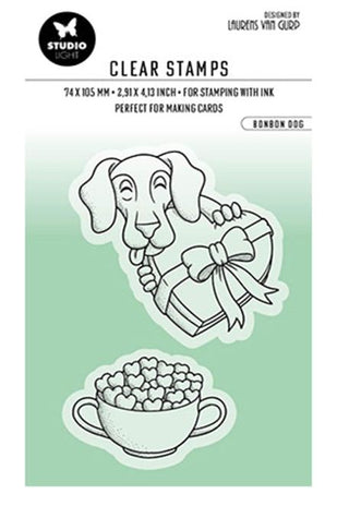 Studio Light Clear Stamp By Laurens Van Gurp Nr. 354, Bonbon Dog - Scrap Of Your Life 