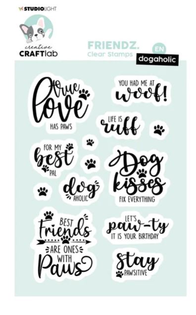 Studio Light Friendz Clear Stamps Nr. 166, Dogaholic