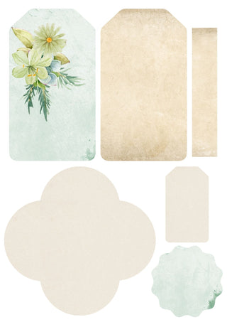Printable - Botanical Folio Set - Scrap Of Your Life 