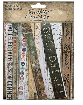 Tim Holtz Idea-Ology Paper Strips Ephemera TH94377