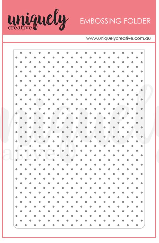 Uniquely Creative - Embossing Folder - Tiny Dots - Scrap Of Your Life 