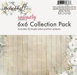Uniquely Creative - Boho Soul  6x6 Paper Pad - Scrap Of Your Life 