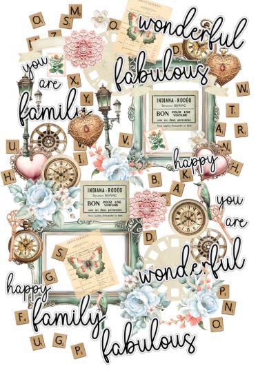 Uniquely Creative -  Vintage Chronicles Creative Cuts - Scrap Of Your Life 