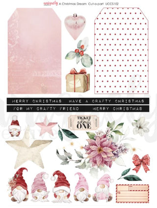 Uniquely Creative - A Christmas Dream - Cut-A-Part Sheet - Scrap Of Your Life 
