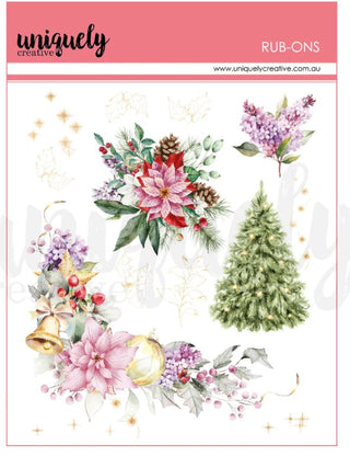 Uniquely Creative - A Christmas Dream - Rub-Ons - Scrap Of Your Life 