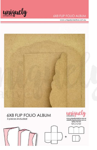 Uniquely Creative - Flip Folio Album - Kraft 6" x 8" - Scrap Of Your Life 