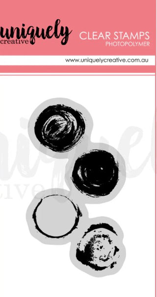 Uniquely Creative Circular Waves Photopolymer Stamp - Scrap Of Your Life 