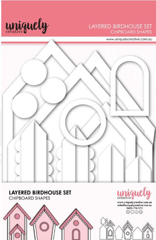 Uniquely Creative Layered Birdhouse Set - Scrap Of Your Life 