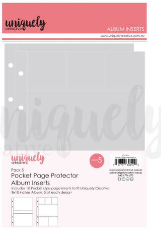 Uniquely Creative - Pocket Page Protector Album Inserts Pack 5 - Scrap Of Your Life 