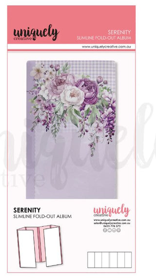 Uniquely Creative Serenity Slimline Fold Out Album - Scrap Of Your Life 