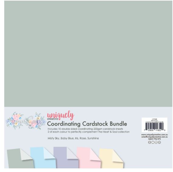 Heart & Soul Coordinating Cardstock Bundle - Scrap Of Your Life 