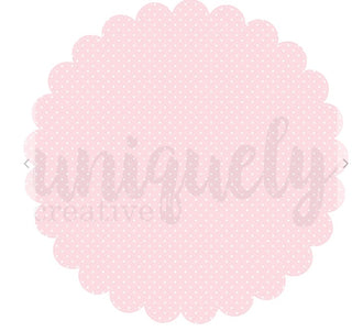 Uniquely Creative - Daydreams Scalloped Decorative Base Layer - Scrap Of Your Life 