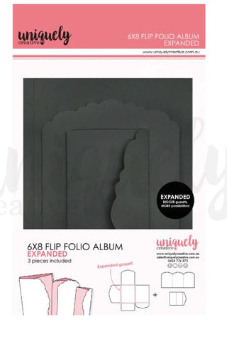 Uniquely Creative - Flip Folio Album - Black Expanded - Scrap Of Your Life 
