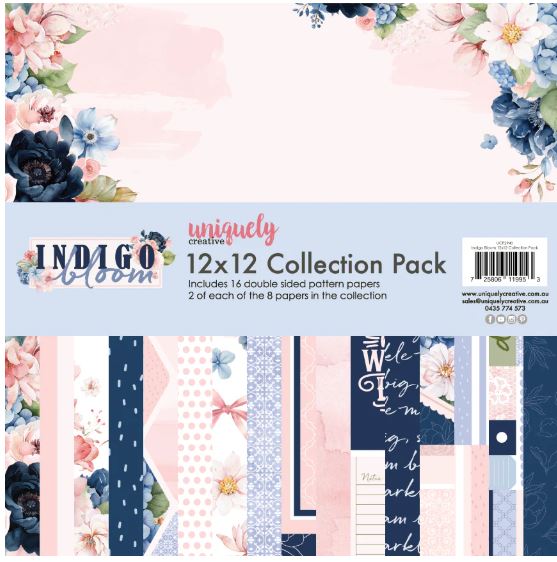 Uniquely Creative - Indigo Blue 12 x 12 Collection Pack - Scrap Of Your Life 