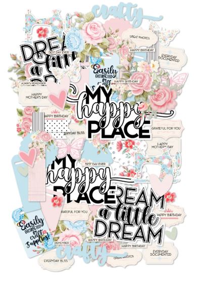 Uniquely Creative - Patchwork Roses Creative Cuts - Scrap Of Your Life 