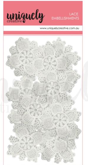 Uniquely Creative White Lace Flowers - Scrap Of Your Life 