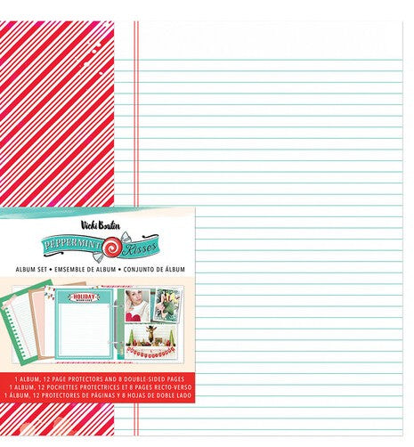 Vicki Boutin Peppermint Kisses - Christmas Album Kit - Scrap Of Your Life 