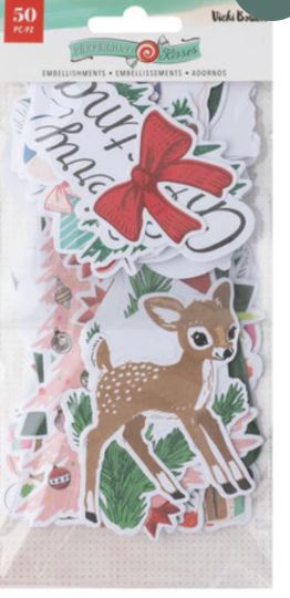 Vicki Boutin Peppermint Kisses - Ephemera Icons - Scrap Of Your Life 