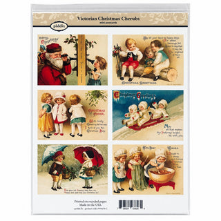 Piddix Postcards Victorian Christmas Cherubs