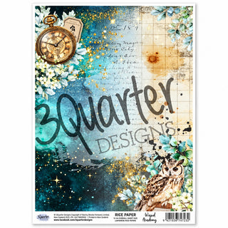 3 Quarter Designs Wand Academy Rice Paper