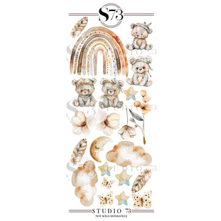 Studio 73 - 12"x12" Whimsical Woodland Miniatures Set - Scrap Of Your Life 