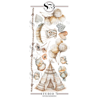 Studio 73 - 12"x12" Whimsical Woodland Miniatures Set - Scrap Of Your Life 