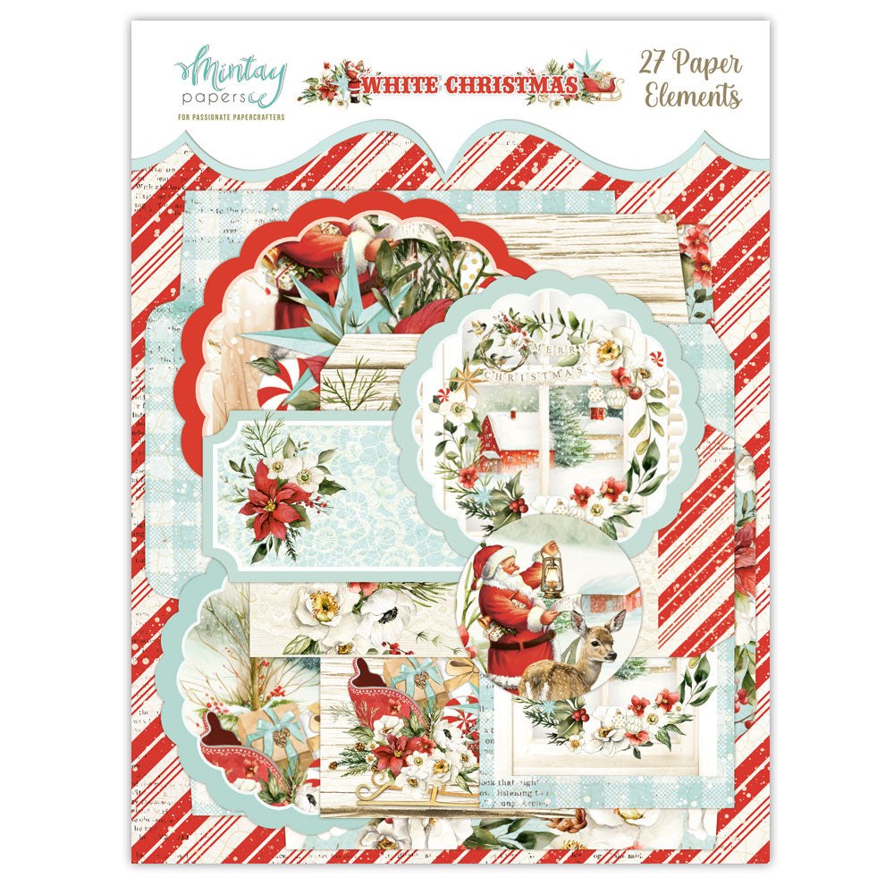 Mintay White Christmas Elements - Scrap Of Your Life 