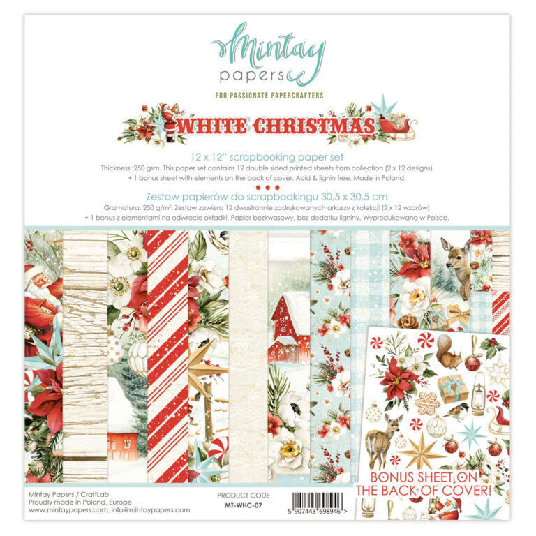 Mintay White Christmas Collection Pack - Scrap Of Your Life 