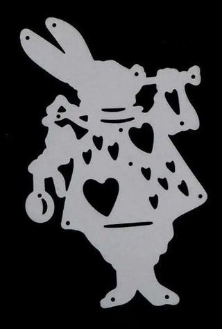 Alice Wonderland White Rabbit Metal Cutting Die - Scrap Of Your Life 
