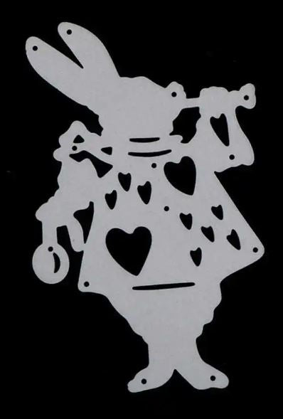 Alice Wonderland White Rabbit Metal Cutting Die