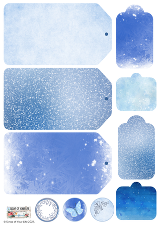 Printable - Fussy Cutting - Winter Magic - Scrap Of Your Life 