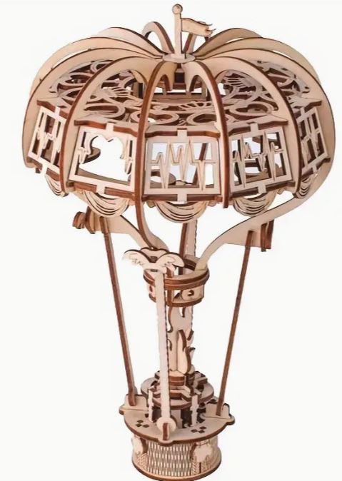 3D Wooden Puzzle - Hot Air Balloon